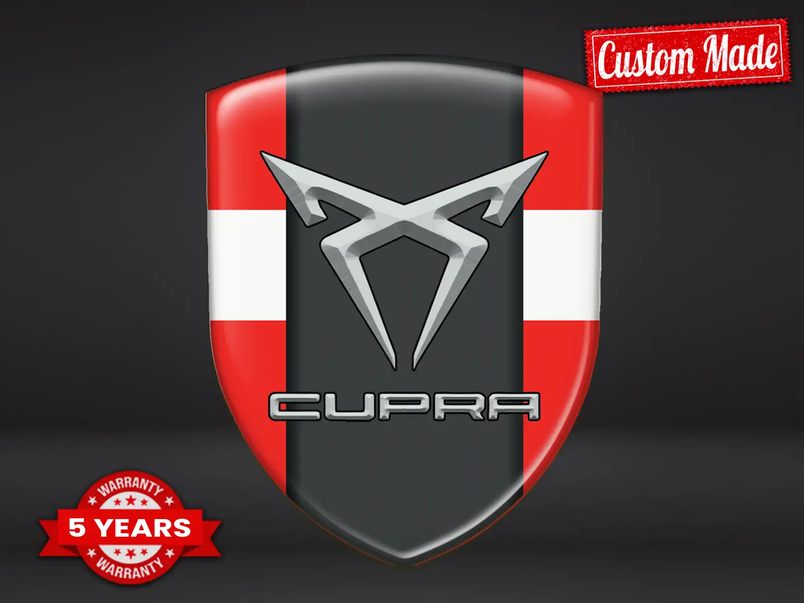Seat Cupra Adesivi Silicone Auto Professionali Regolabili Design